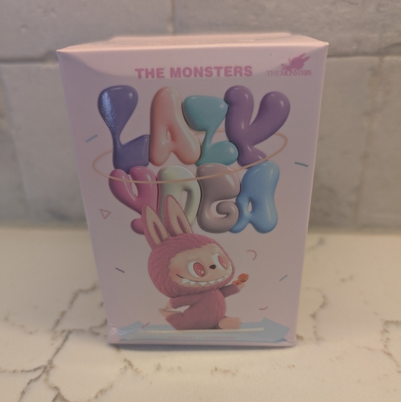 Labubu Lazy Yoga Figurine - "Lay Down" NIB - Picture 2 of 8